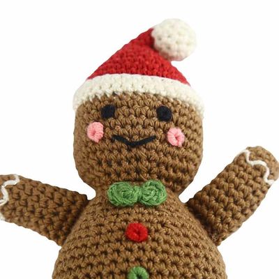 Il cotone pettinato fatto a mano tessuto lavora all'uncinetto la bambola 20cm