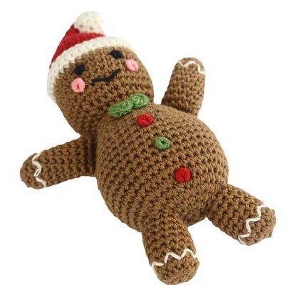 Il cotone pettinato fatto a mano tessuto lavora all'uncinetto la bambola 20cm