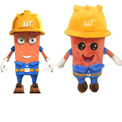 Giocattolo della mascotte della peluche riempito cotone del polipropilene ISO9001