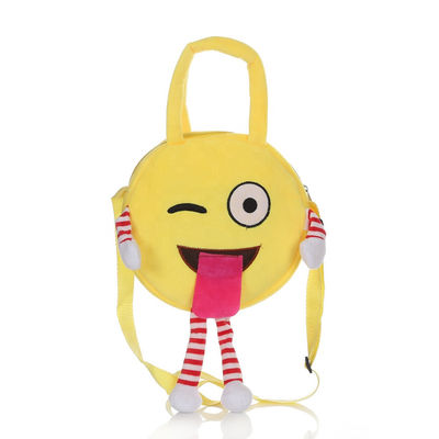Lo zaino lavabile della peluche di Emoji della macchina con il cotone dei pp ha riempito