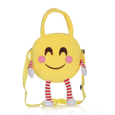 Lo zaino lavabile della peluche di Emoji della macchina con il cotone dei pp ha riempito