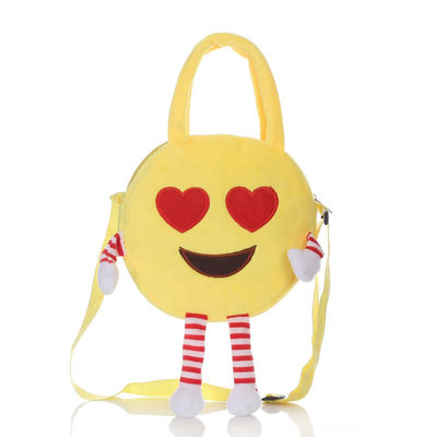 Lo zaino lavabile della peluche di Emoji della macchina con il cotone dei pp ha riempito