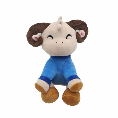Il cotone dei 30cm pp dei bambini che riempie la peluche sveglia dell'agnello gioca il cuscino di sonno