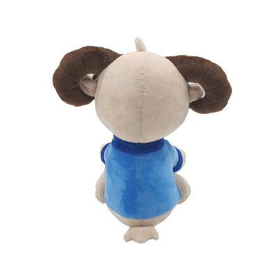 Il cotone dei 30cm pp dei bambini che riempie la peluche sveglia dell'agnello gioca il cuscino di sonno