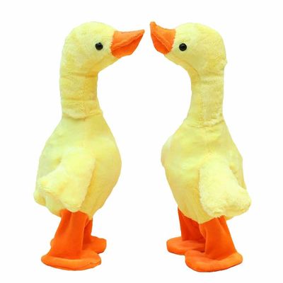 Piccolo giallo Duck Stuffed Animal del velluto realistico di 30cm