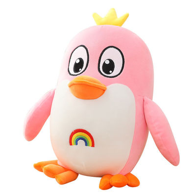 Peluche rosa 20cm lavabile Toy For Home Decoration del pinguino della mano dell'OEM