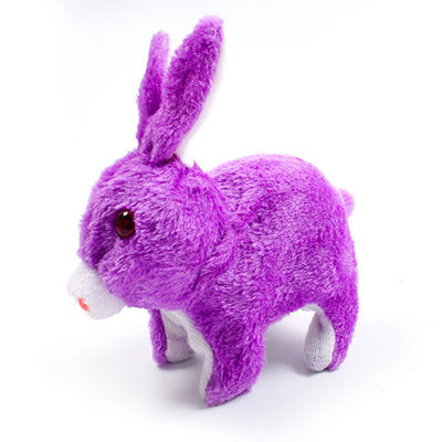 suono di camminata Bunny Plush Toy del centro del motore elettrico di 20cm