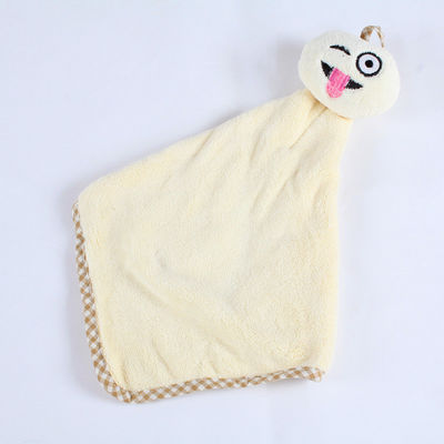 Breve asciugamano quadrato 20cm delicato della saliva del bambino della peluche