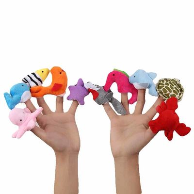 Burattini del dito della peluche degli studenti 15cm della scuola elementare
