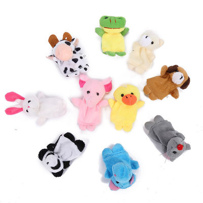 Burattini del dito della peluche degli studenti 15cm della scuola elementare