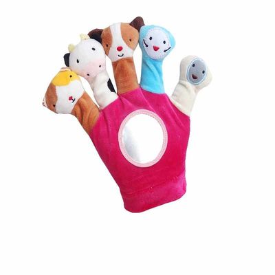 giocattolo interattivo del guanto del breve della peluche di 20cm bambino del genitore