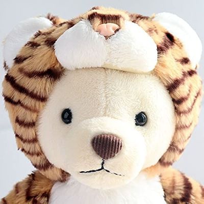 Breve cappello di Teddy Bear With Detachable Lion della peluche ISO9001