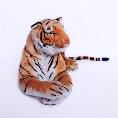 Materiale da otturazione realistico del cotone di 40cm Tiger Plush Doll With Polypropylene