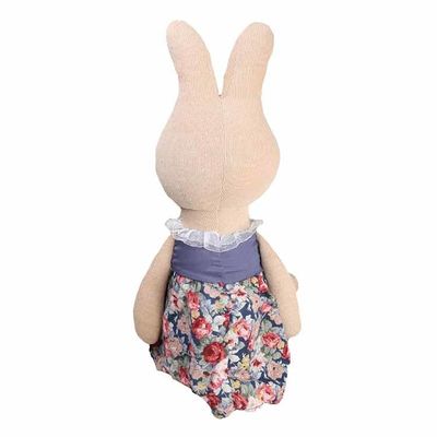 Giocattolo molle di Bunny Stuffed Plush Toys Floral del coniglio respirabile della gonna