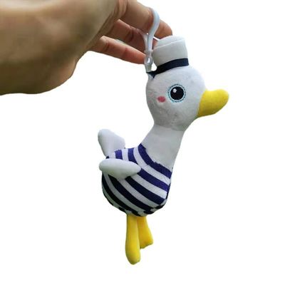 Bambino comodo Duck Charm Keychain della peluche EN71