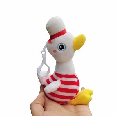 Bambino comodo Duck Charm Keychain della peluche EN71