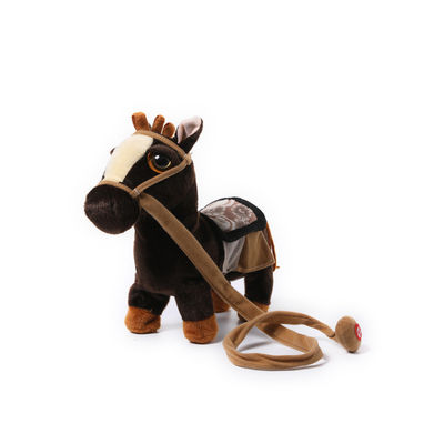 Peli la breve peluche Pony Toy del movimento elettrico amichevole