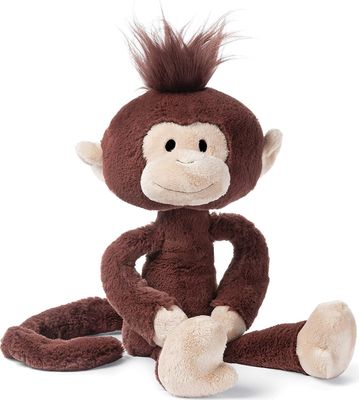 Peluche con le gambe lunghe con le mani lunghe Toy With Funny Hairstyle della scimmia
