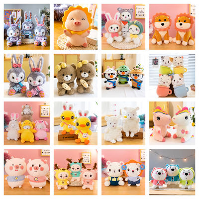 Giocattoli animali del fumetto farciti tessuto della peluche per la promozione