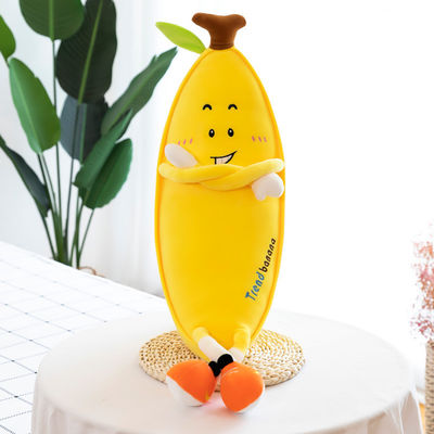 Cuscino di tiro decorativo della casa della peluche con progettazione della banana