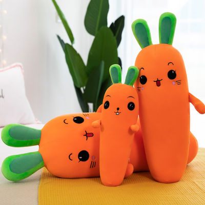 La carota molle eccellente lavabile di emulazione ha farcito il giocattolo di verdure della peluche del giocattolo OEM/oDM