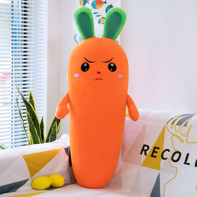 La carota molle eccellente lavabile di emulazione ha farcito il giocattolo di verdure della peluche del giocattolo OEM/oDM
