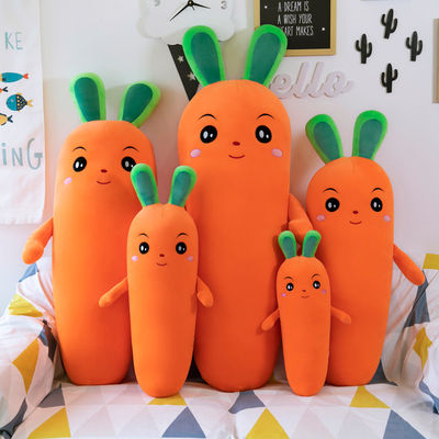 La carota molle eccellente lavabile di emulazione ha farcito il giocattolo di verdure della peluche del giocattolo OEM/oDM