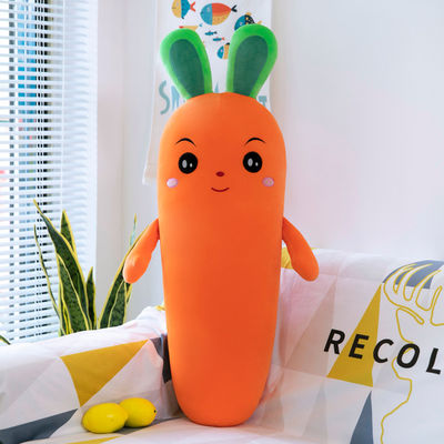 La carota molle eccellente lavabile di emulazione ha farcito il giocattolo di verdure della peluche del giocattolo OEM/oDM