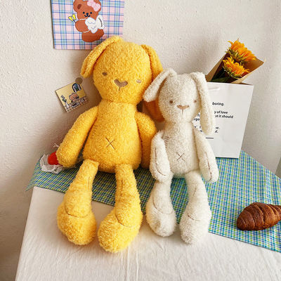 Fumetto lanuginoso Bunny Stuffed Animal 30cm con il materiale da otturazione del cotone dei pp