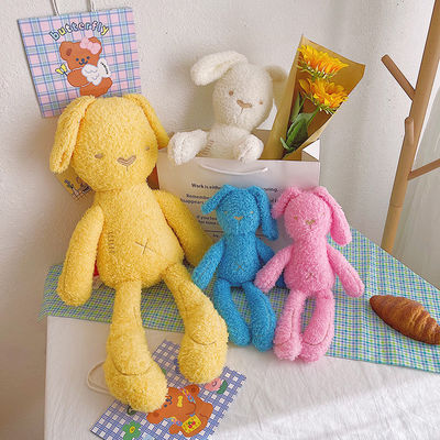 Fumetto lanuginoso Bunny Stuffed Animal 30cm con il materiale da otturazione del cotone dei pp
