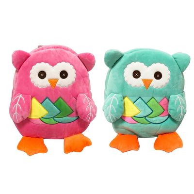 breve borsa di scuola dei bambini di asilo della peluche di 35x25cm