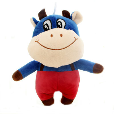 Bambola della peluche della mucca dello zodiaco di EN71 30cm Skin Friendly Company