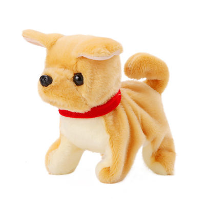 Bambola vocalizzante 20cm inodora della peluche del cane per i bambini