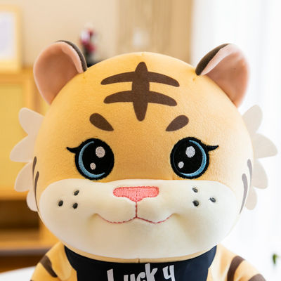 Il tessuto di cucito della peluche del compatto dell'OEM ha farcito Tiger Toy
