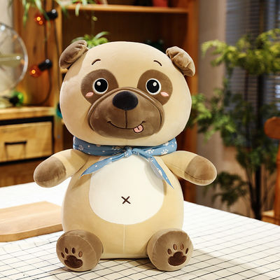 L'animale realistico del tessuto della peluche di effetto del ricamo ha farcito i giocattoli