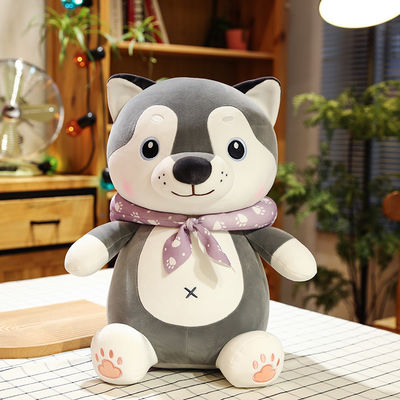 L'animale realistico del tessuto della peluche di effetto del ricamo ha farcito i giocattoli