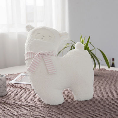 Giocattolo amichevole della peluche dell'alpaga del materiale da otturazione del cotone del polipropilene della pelle 30cm
