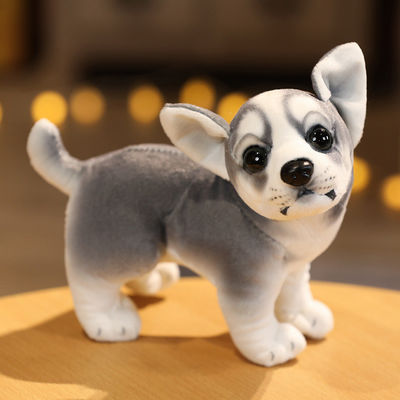 Il cotone dei pp ha riempito il breve giocattolo 20cm del cane di simulazione della peluche
