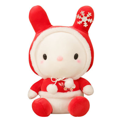 Il ODM pela il giocattolo amichevole della peluche del coniglio del fiocco di neve di 20cm