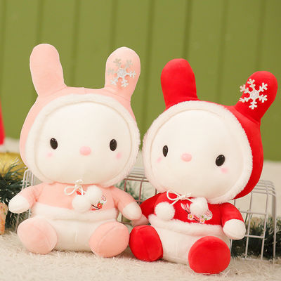 Il ODM pela il giocattolo amichevole della peluche del coniglio del fiocco di neve di 20cm