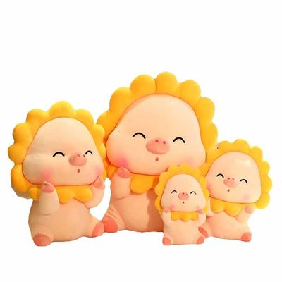 Il maiale amichevole di Sun della pelle 30cm ha farcito i giocattoli animali della peluche