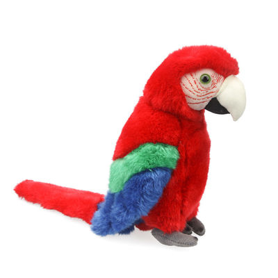 Fibra di poliestere che farcisce il regalo animale farcito dell'ara rossa luminosa per i giocattoli della peluche dei bambini