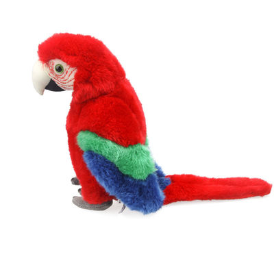 Fibra di poliestere che farcisce il regalo animale farcito dell'ara rossa luminosa per i giocattoli della peluche dei bambini