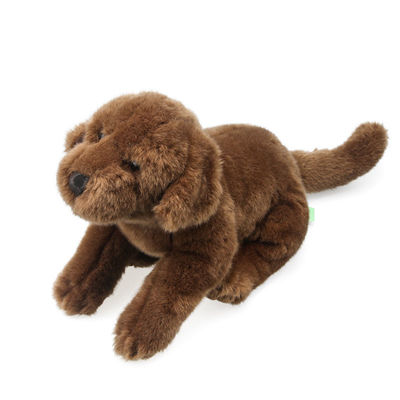 Il cotone dei pp ha riempito il breve giocattolo del cane di simulazione della peluche