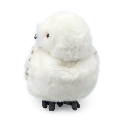 Testa lavabile Owl Plush Toy bianco rotabile della macchina EN71