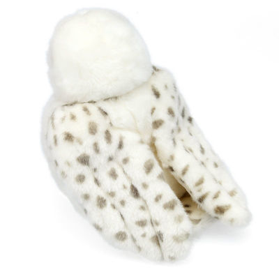 Testa lavabile Owl Plush Toy bianco rotabile della macchina EN71