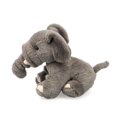 Giocattolo farcito breve elefante del bambino del naso della peluche dell'OEM lungo