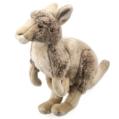 Giocattolo 40cm della peluche del canguro della simulazione di nessun bambini sbiadentesi