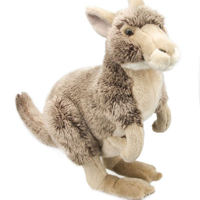Giocattolo 40cm della peluche del canguro della simulazione di nessun bambini sbiadentesi