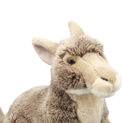 Giocattolo 40cm della peluche del canguro della simulazione di nessun bambini sbiadentesi